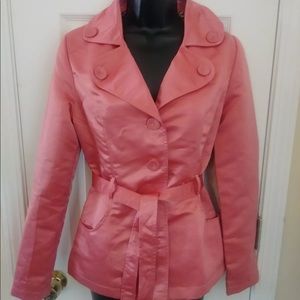 Charlotte Russe Trench Pea Coat Military Jacket
